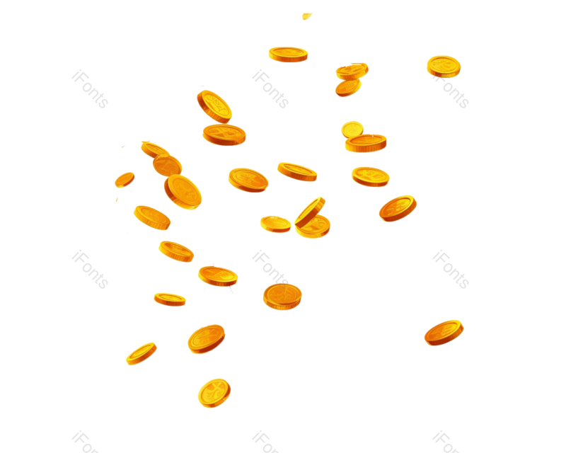 卡通图片,简约元素,硬币PNG,钱币免抠素材